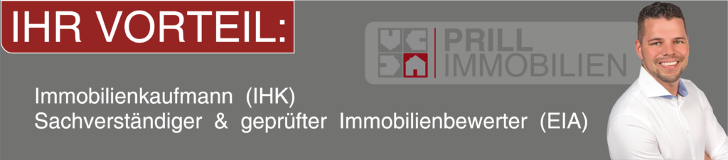 Max Prill der Immobiliebwerter der Firma Prill Immobilien mit Zertifikaten EIA. Hier wird ihr Immobilie wird kopmpetend und realsitisch bewertet um am markt die realistsichen Preise beim Verkauf zu erzielen. einfachPRILLant