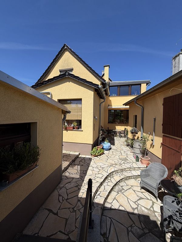 Blick in Richtung Haus