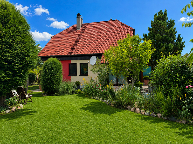 Blick vom Garten