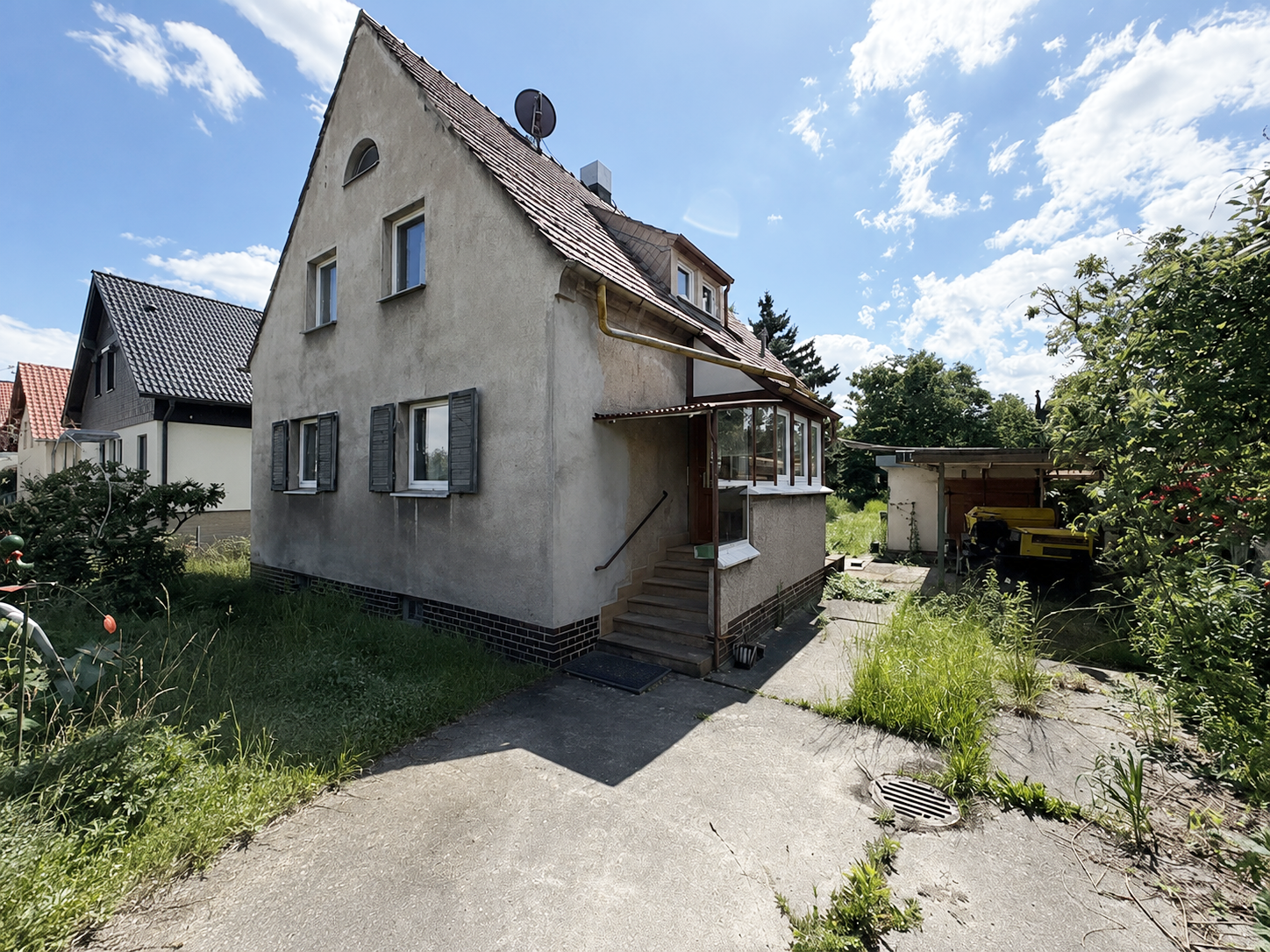Blick auf das Haus