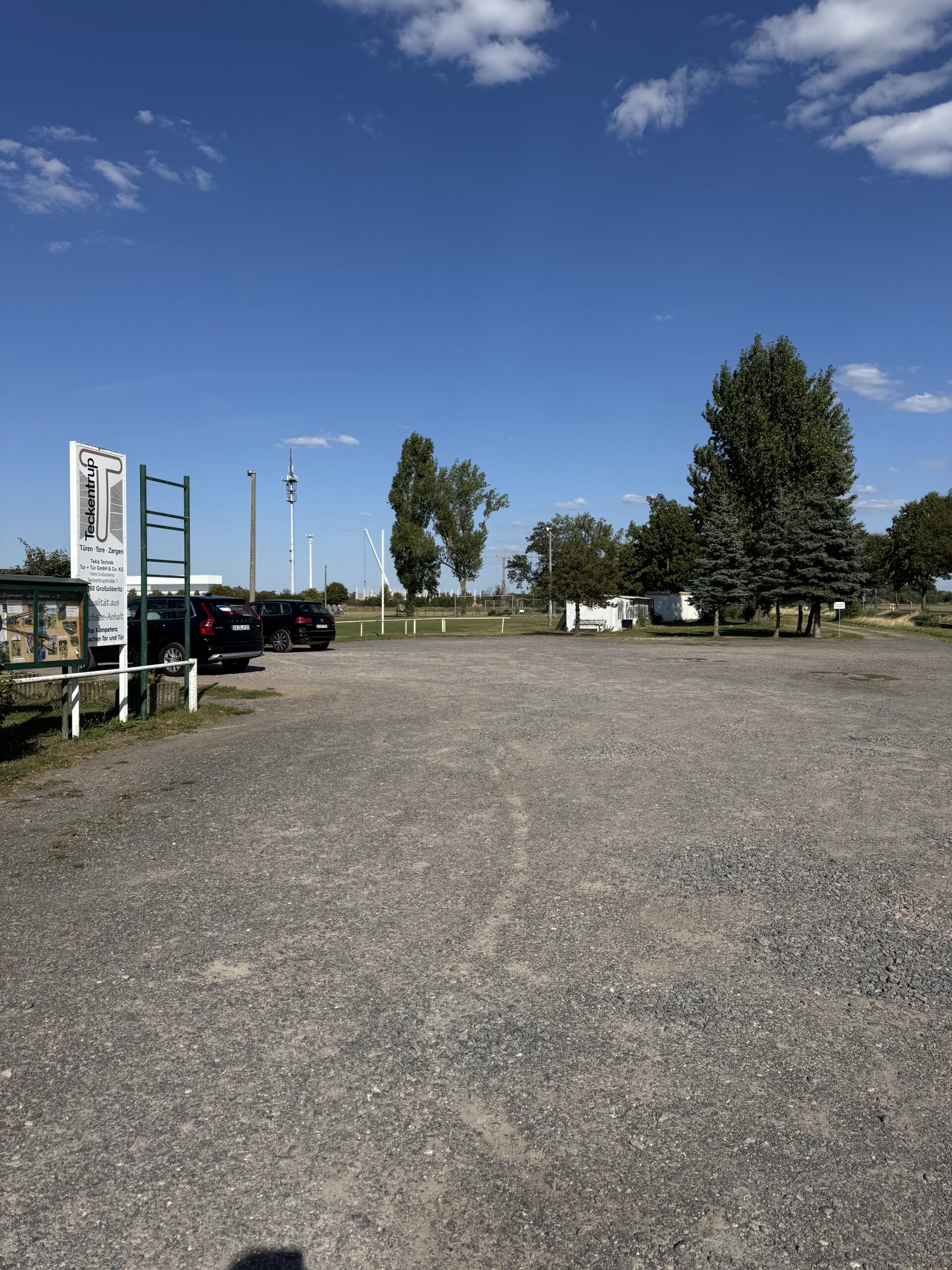 Großer Parkplatz
