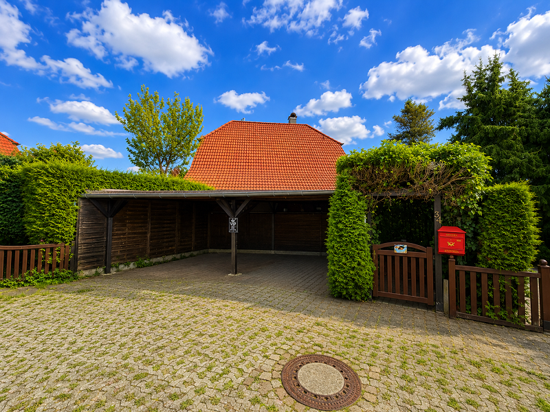 Blick von der Anliegerstraße