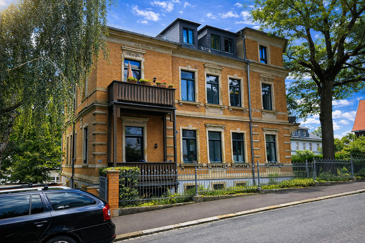 Blick auf das Haus